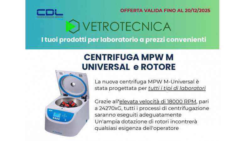 PROMOZIONE CENTRIFUGA MPW-M